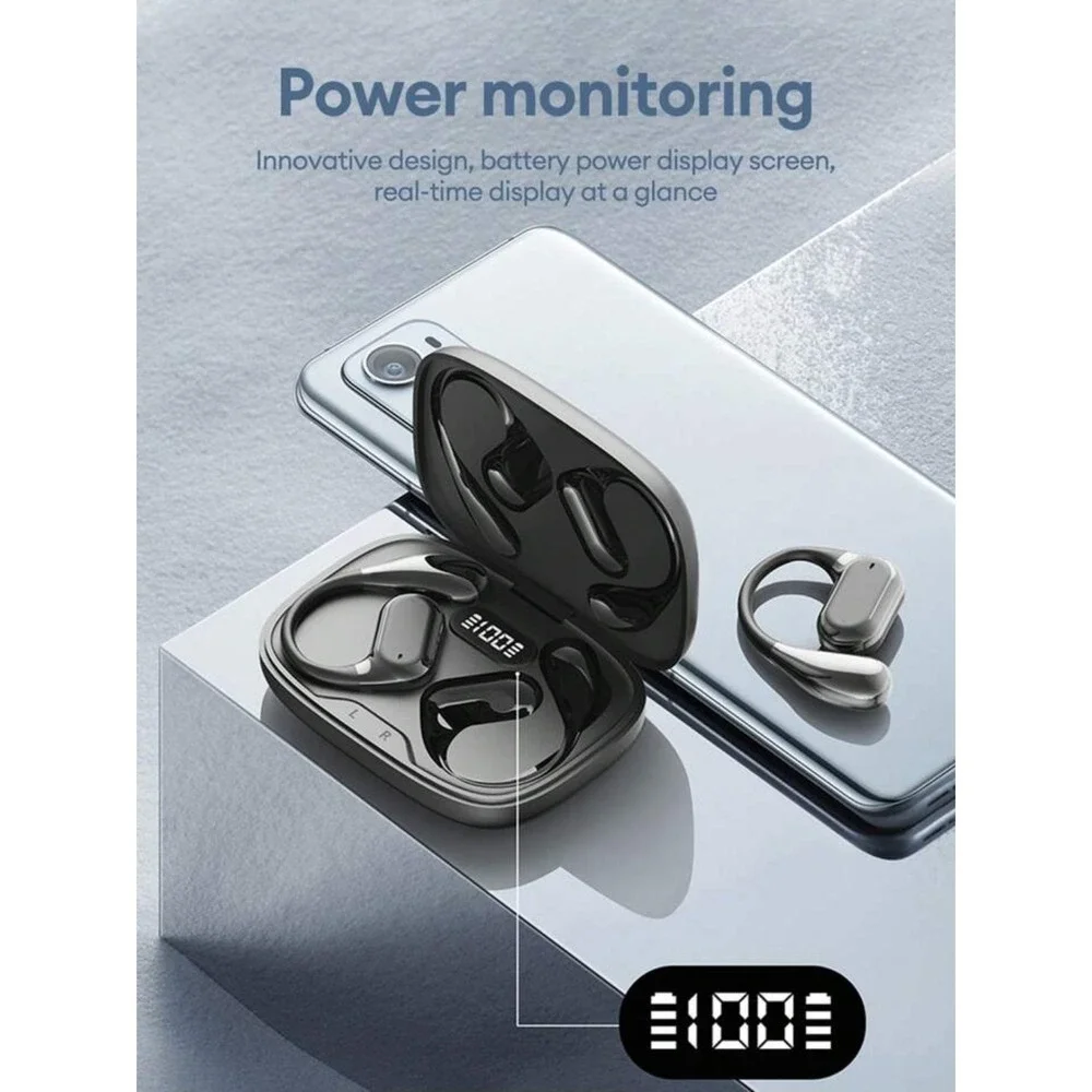TWS‎ Wireless Earbuds Q11 Super Base w/Charging Case Black